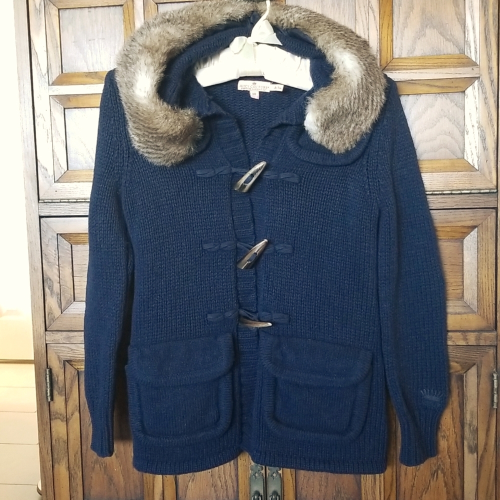 Juicy Couture wool knit jacket